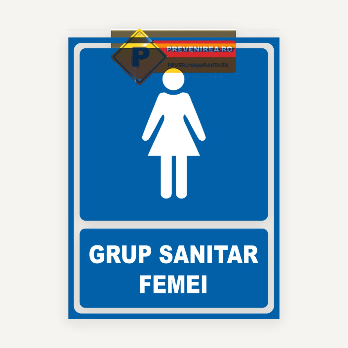 Semn pentru grup sanitar femei