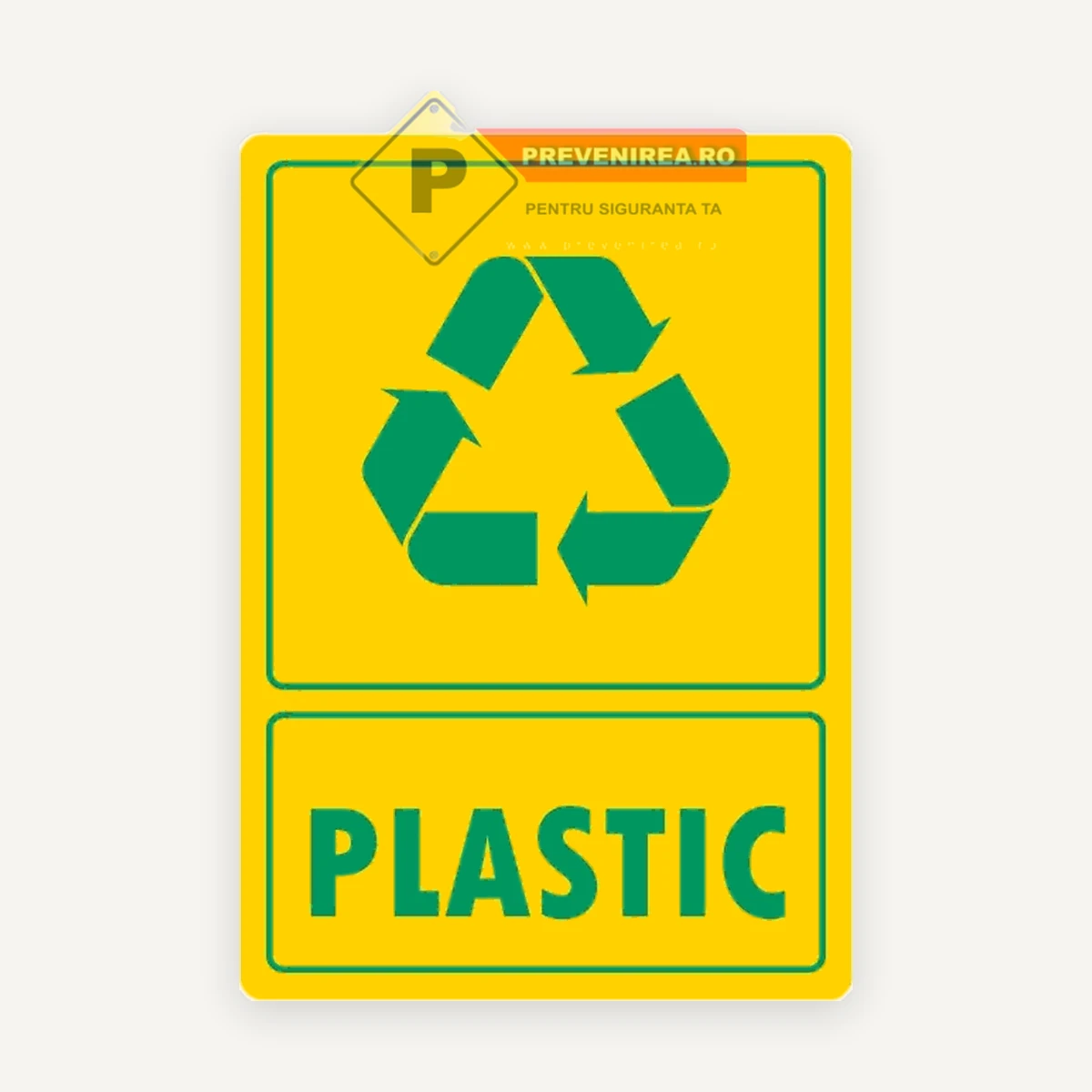 Semn pentru plastic