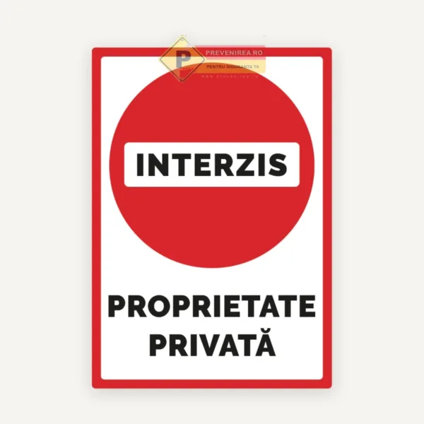 Semn pentru proprietati