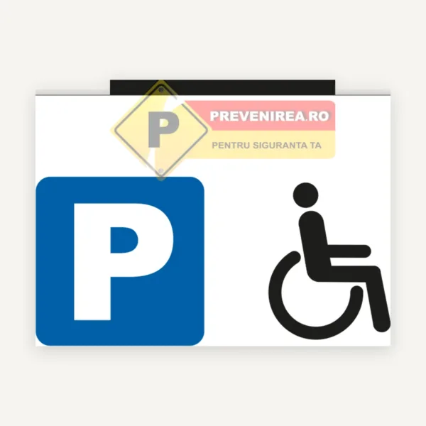 Semne din aluminiu pentru loc rezervat