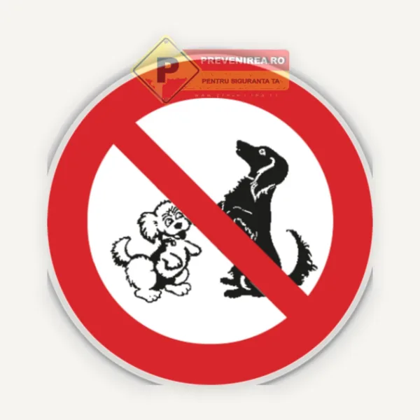 Semne pentru interzicerea cu animale de companie