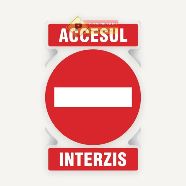 Semne pentru interzicerea persoanelor