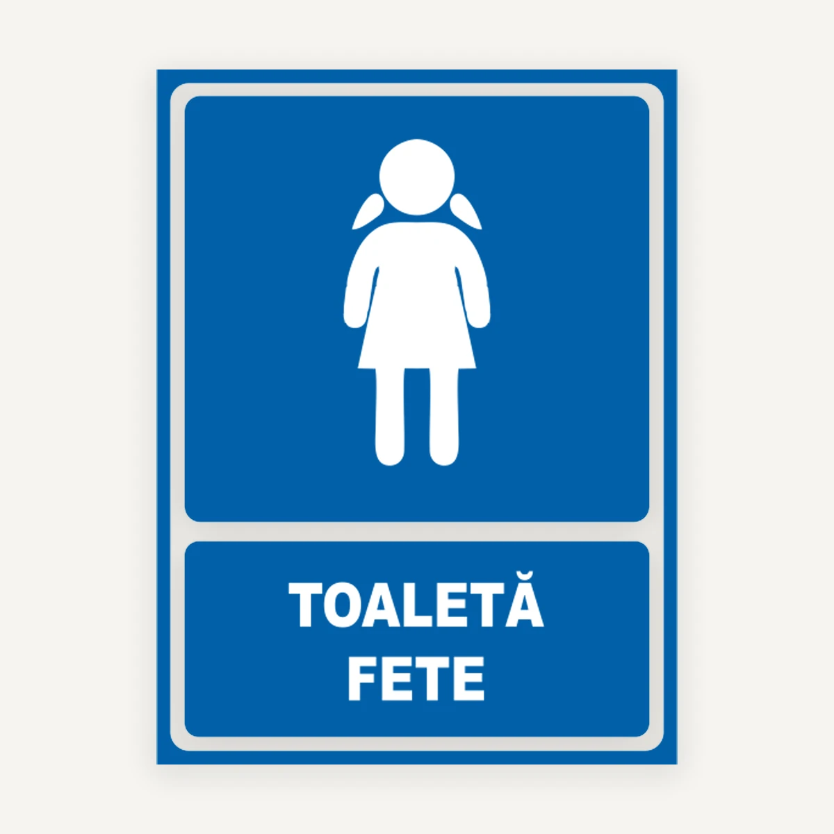 Semne pentru toaleta fete