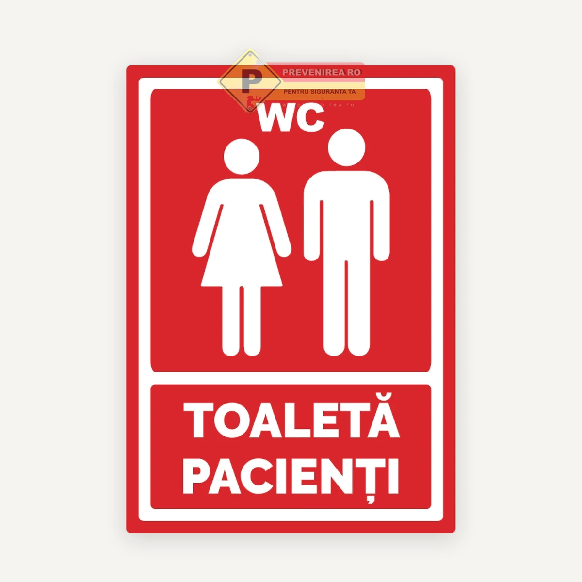 Semne pentru toaleta pacienti