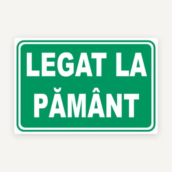 Indicator legat la pamant