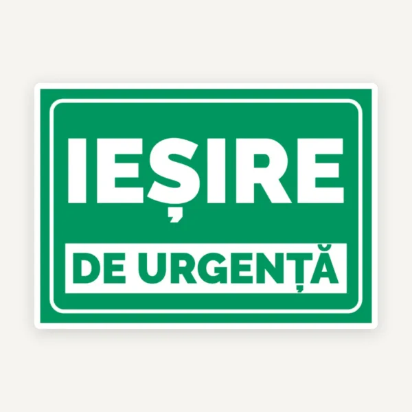 Indicator pentru iesire de urgenta