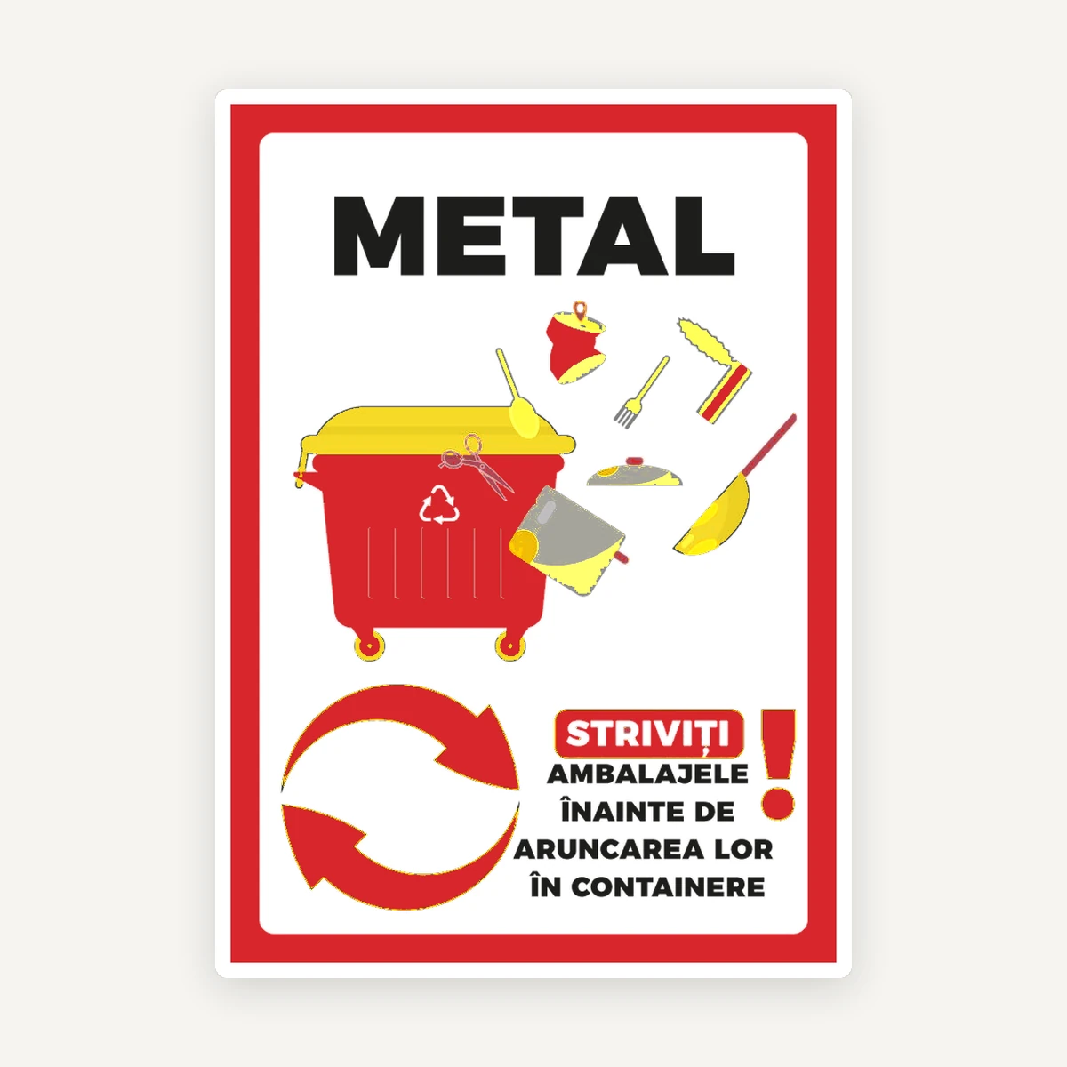 Indicator pentru metal