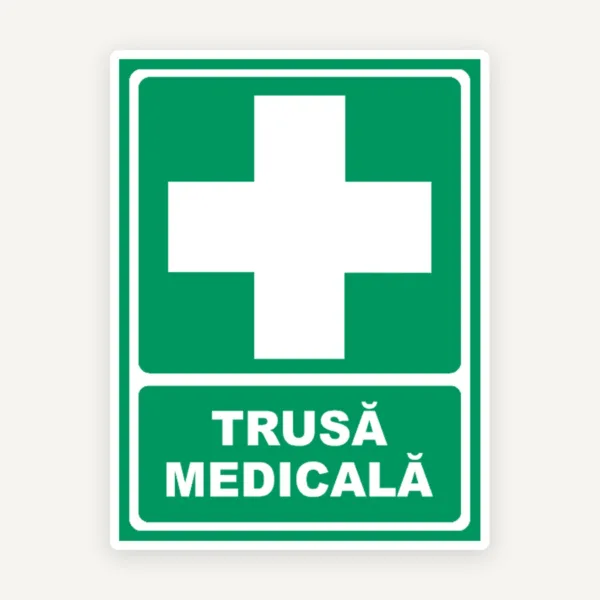 Indicator pentru trusa de prim ajutor