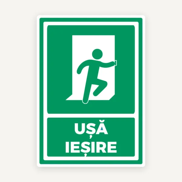Indicator pentru usa iesire