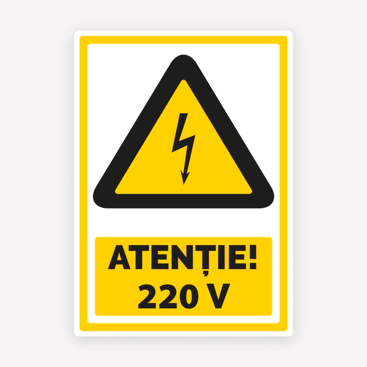 Indicator pentru atentie 220V