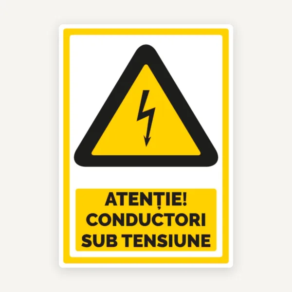 Indicator pentru  atentie conductori sub tensiune