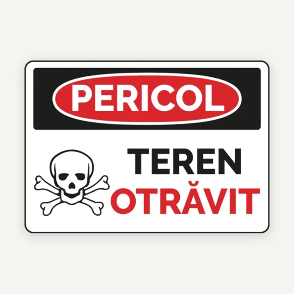 Indicator teren otravit
