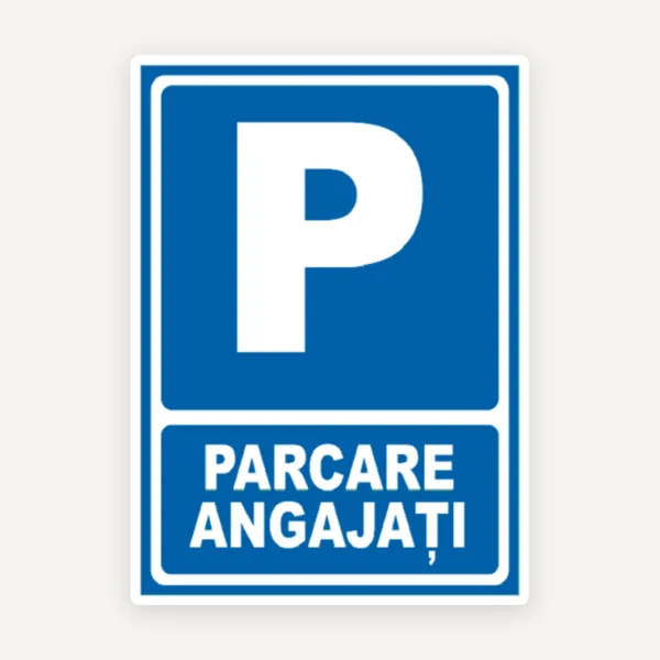 Indicator parcare angajati