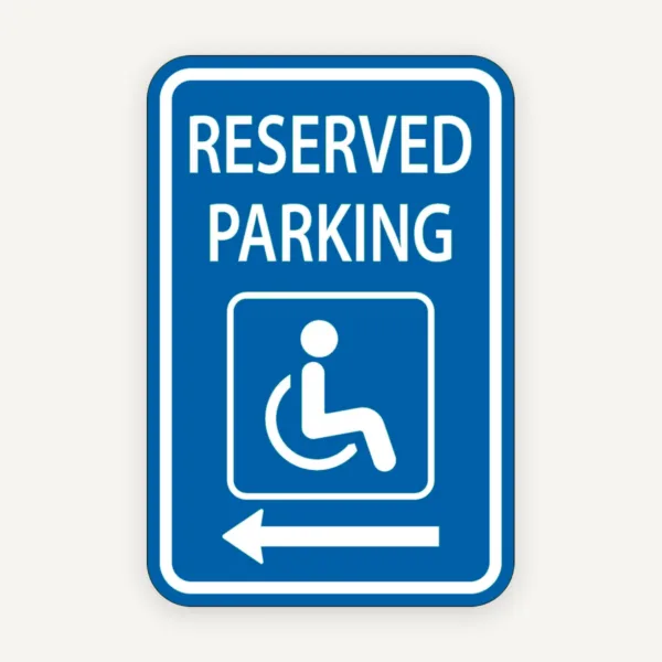 Indicator reserved parking