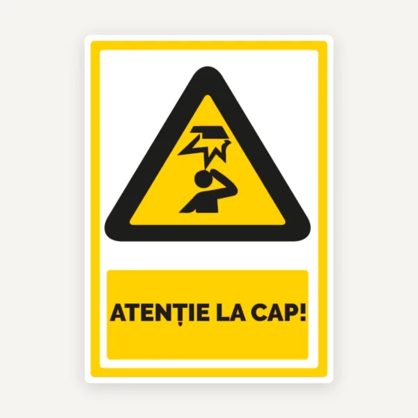 Semn atentie la cap
