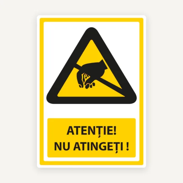 semn nu atingeti