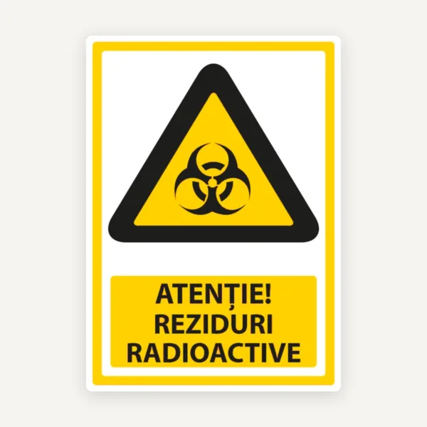 Semn pentru reziduuri radioactive