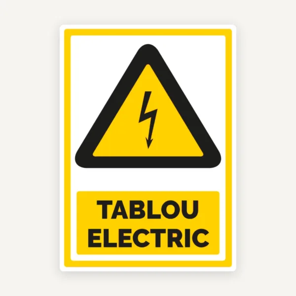 Semn pentru tablou electric