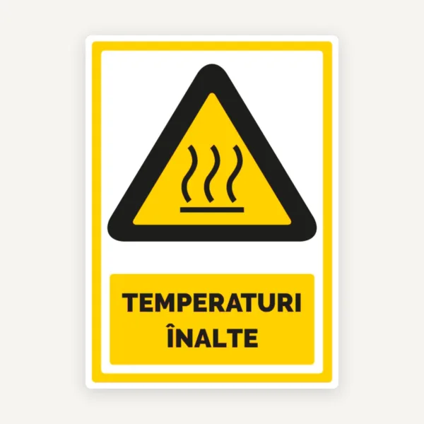 Semn pentru temperaturi inalte