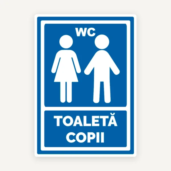 Semn de toaleta copii