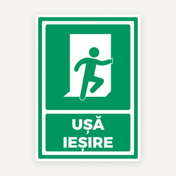 Semn de usa pentru iesire