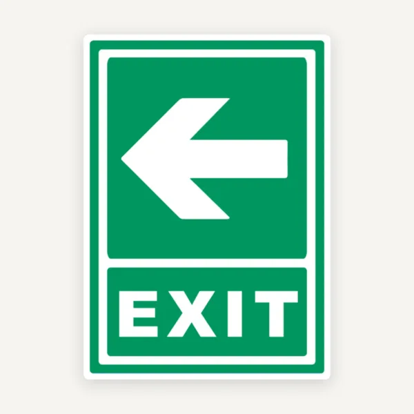 Semn exit spre directie in stanga