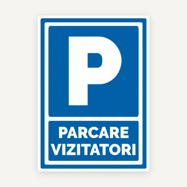 Semn parcare vizitatori