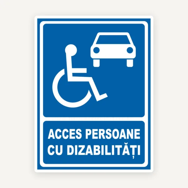 Semn pentru acces cu dizabilitati