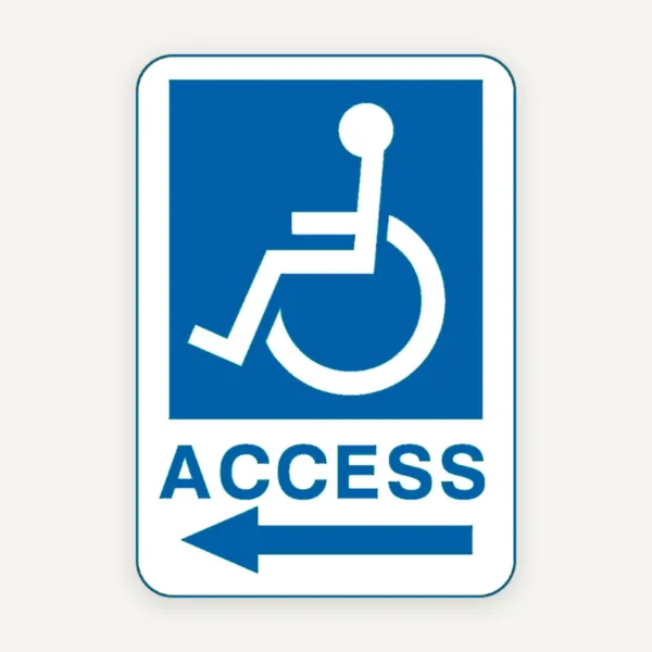 semn pentru acces parcare