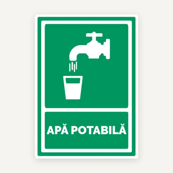 Semn pentru apa potabila