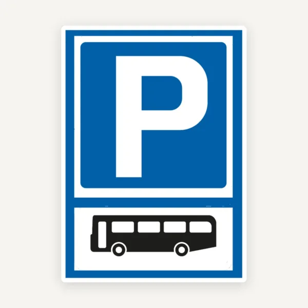 Semn pentru parcare autobuz