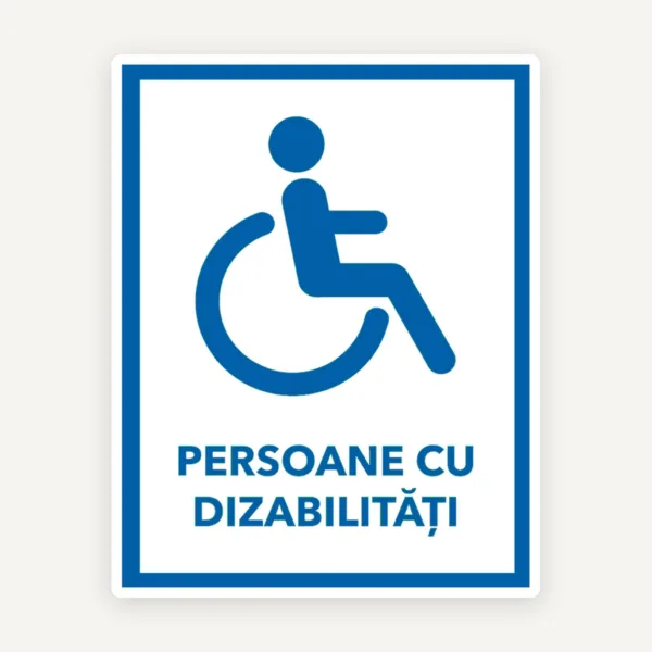 Semn pentru persoana cu dizabilitate