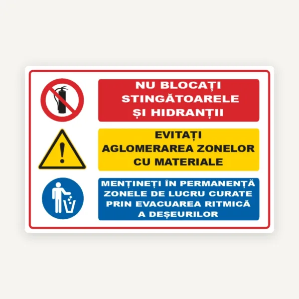 Semn pentru stingator si hidranti