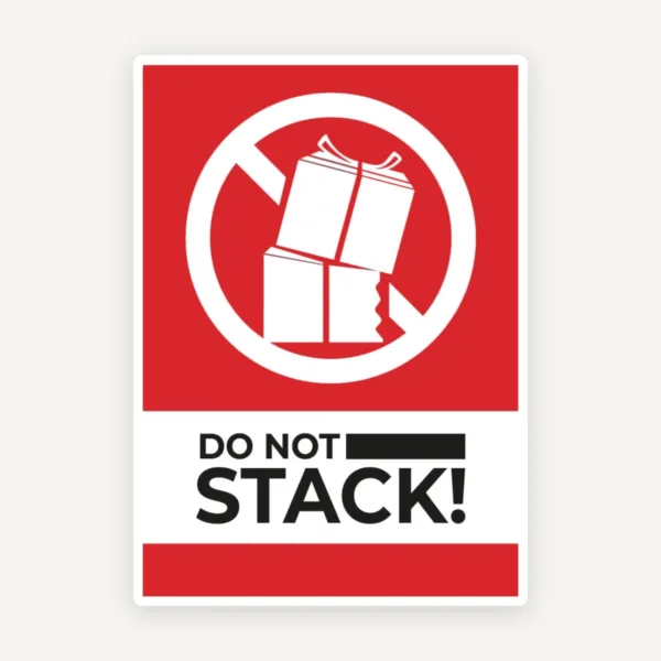 Sign do not stack