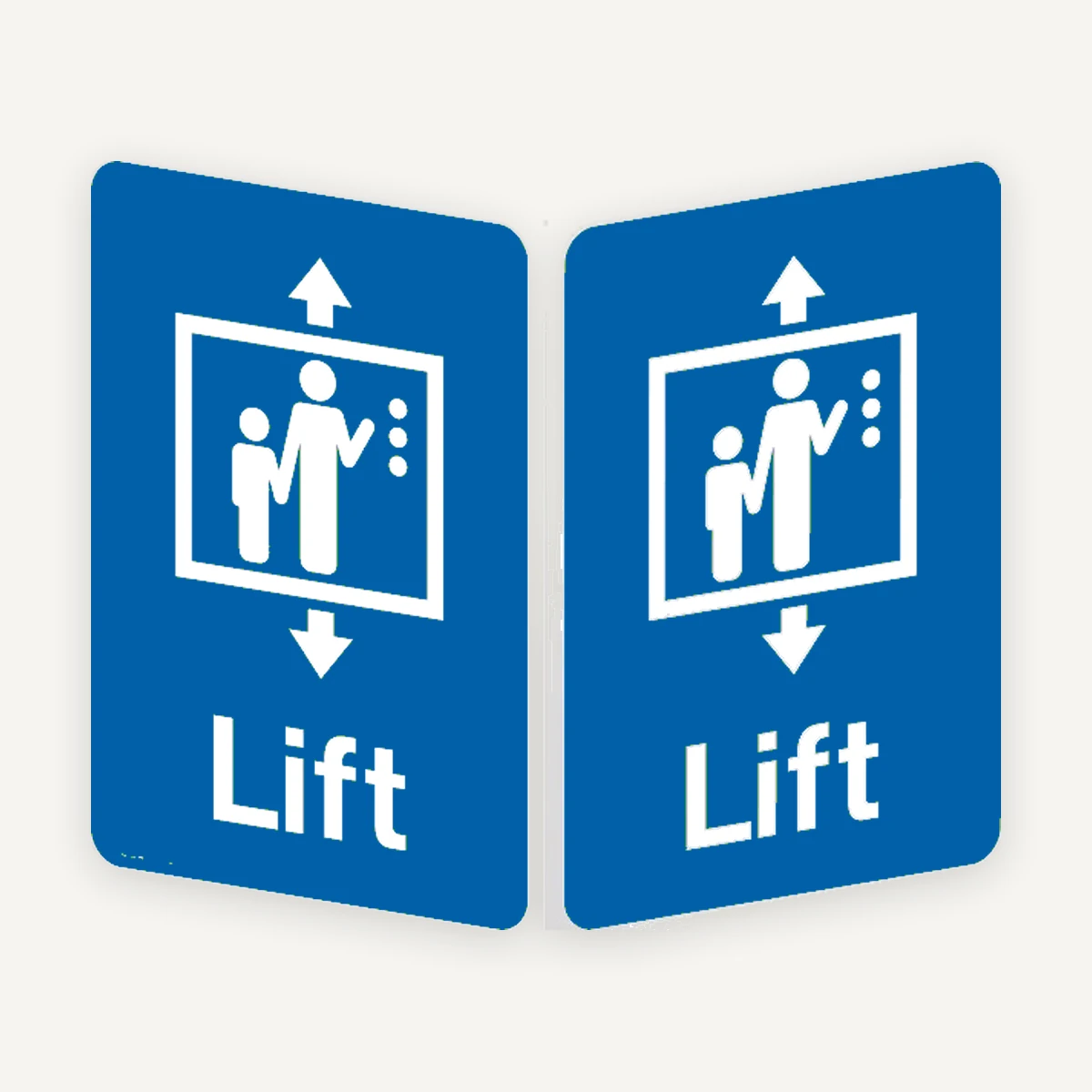 Semn de lift 3d