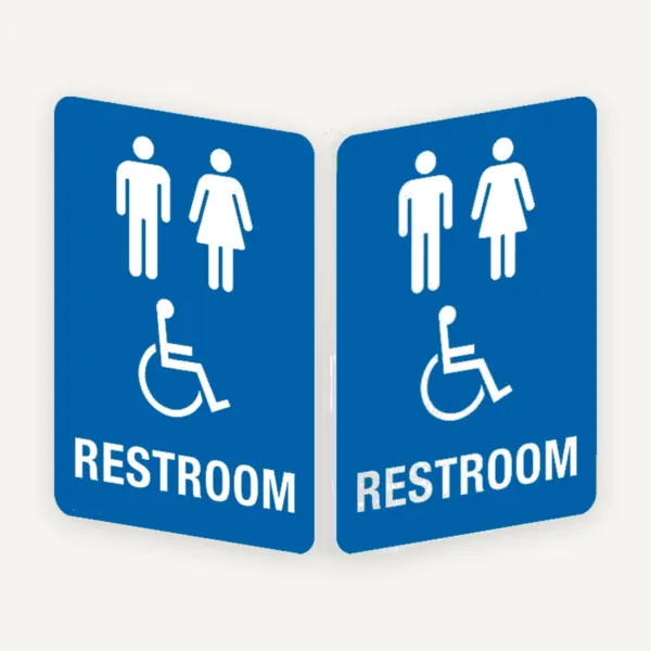 Indicator 3D „Restroom - Unisex & Accessible”