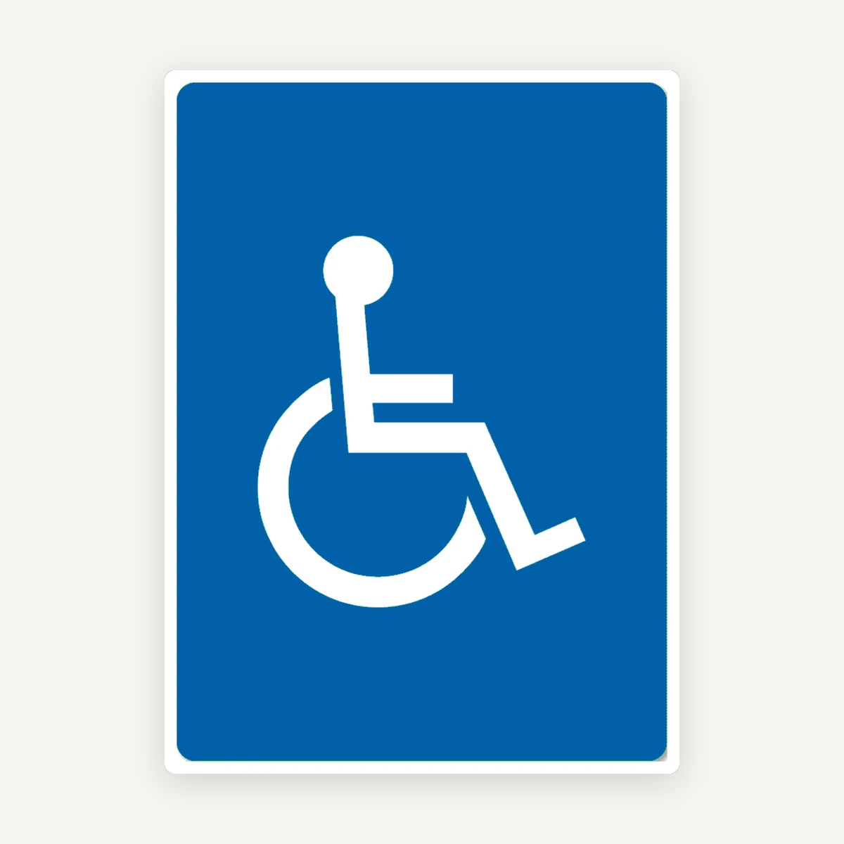 Indicator Accesibilitate - Simbol Universal Persoane cu Dizabilități
