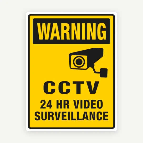 Indicator CCTV 24/24 - Protecție și Monitorizare Non Stop
