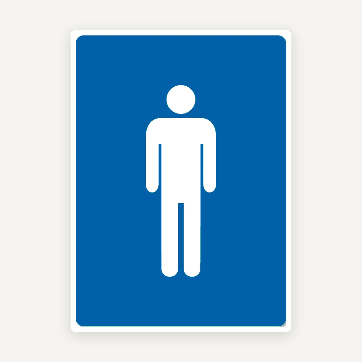 Male Toilet Sign