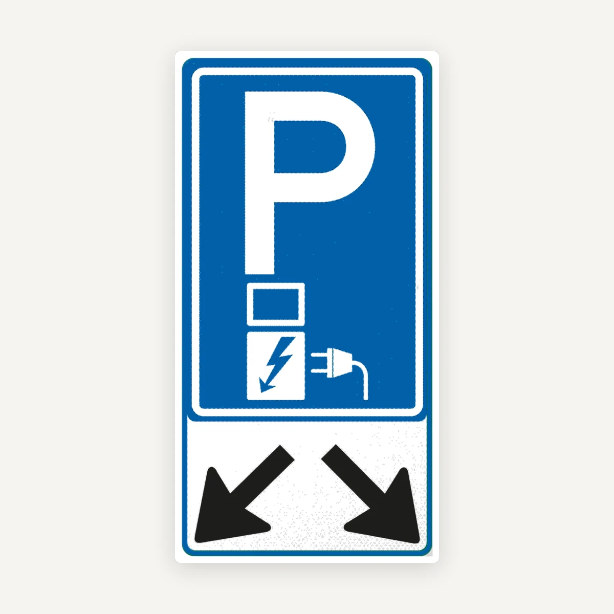 Semn pentru parcare de circulatie încărcare auto electrică
