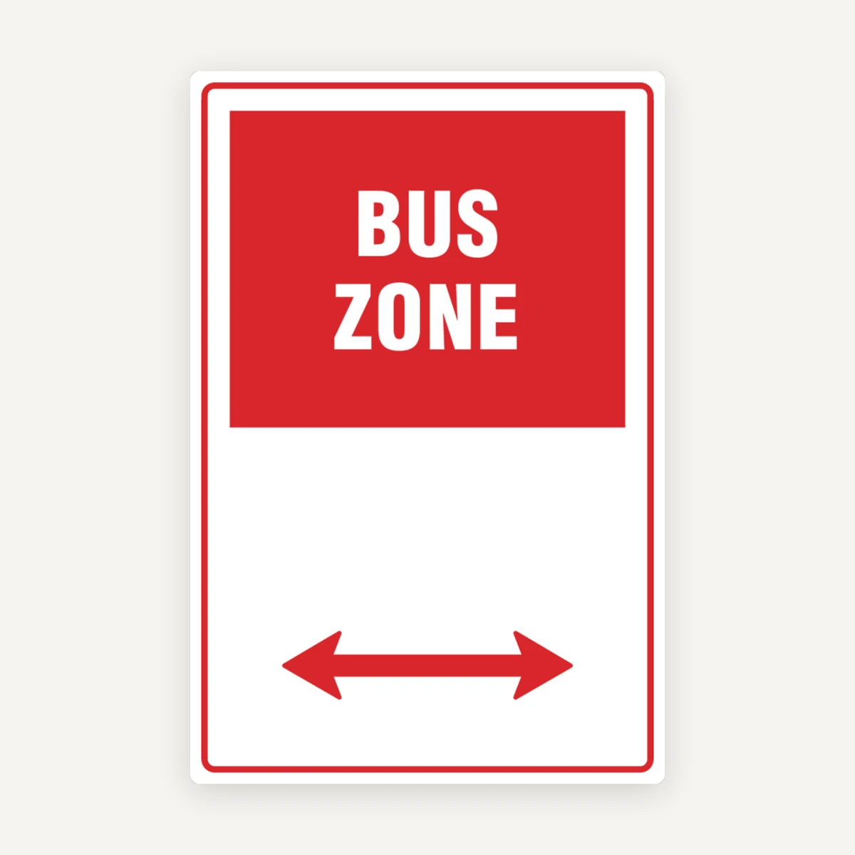 Indicator pentru zone special amenajate pentru transport public - Microbuze și autobuze