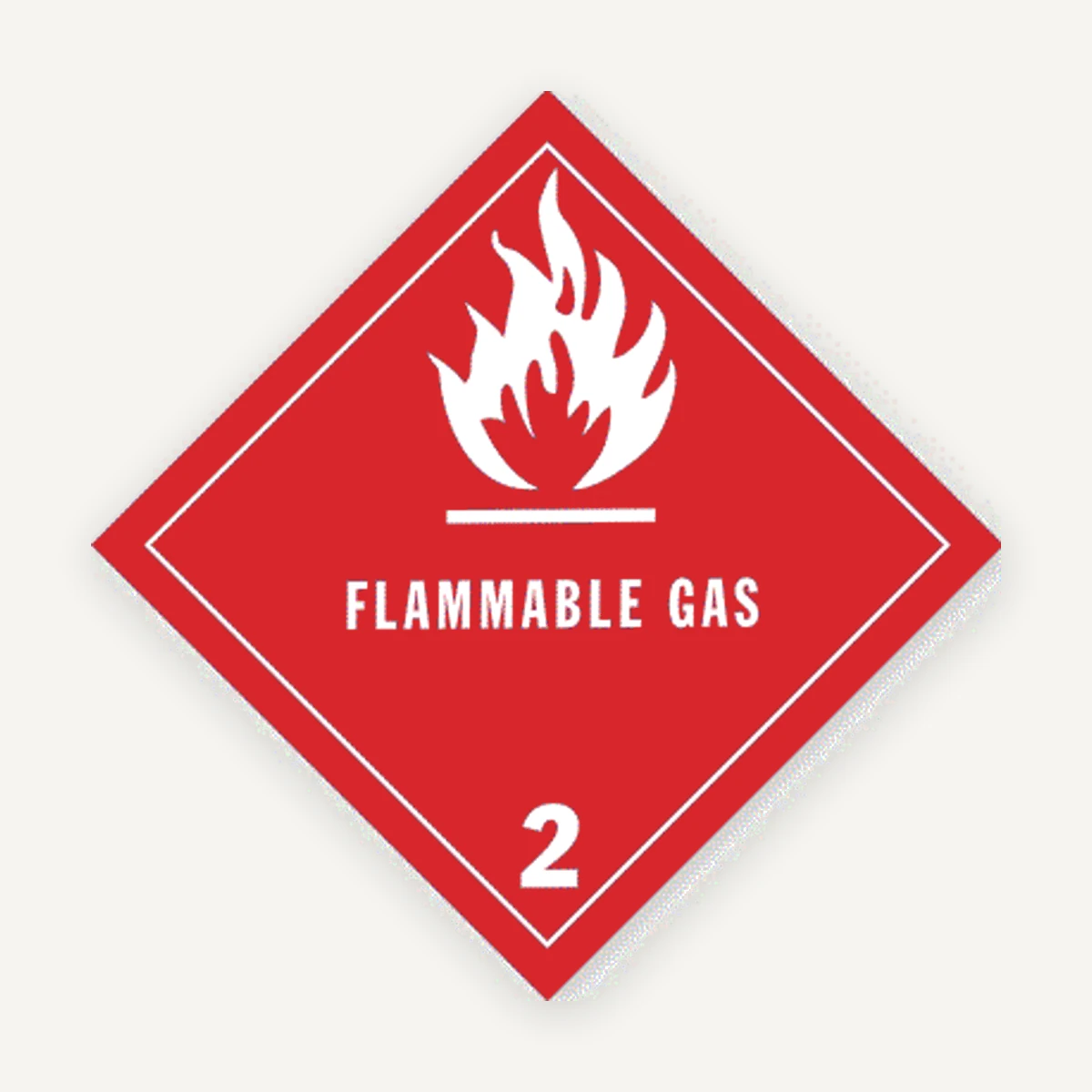 Etichetă GAZ INFLAMABIL - Siguranță și Vizibilitate pentru Transport și Depozitare