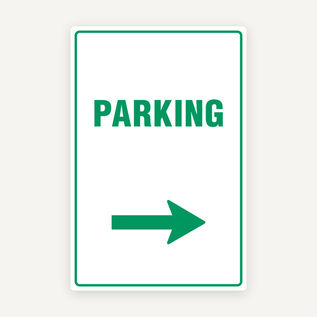PARKING RIGHT SIGN