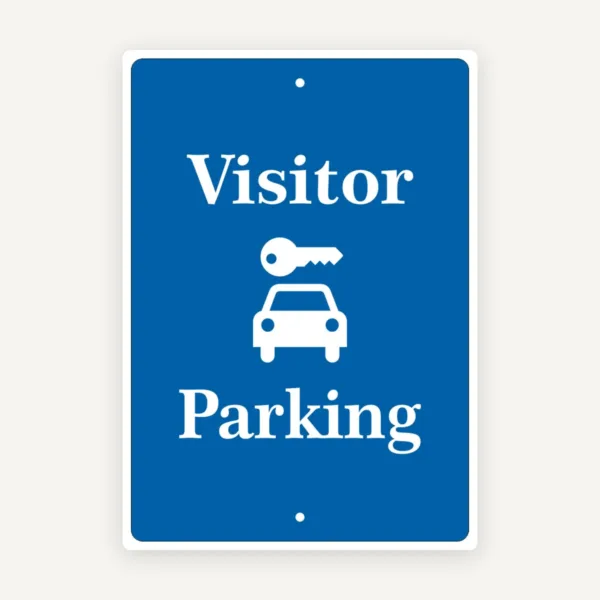 Personalized Visitor Parking Sign