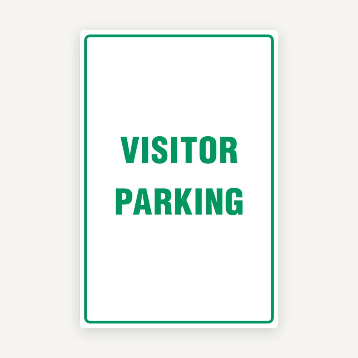 VISITOR PARKING SIGN