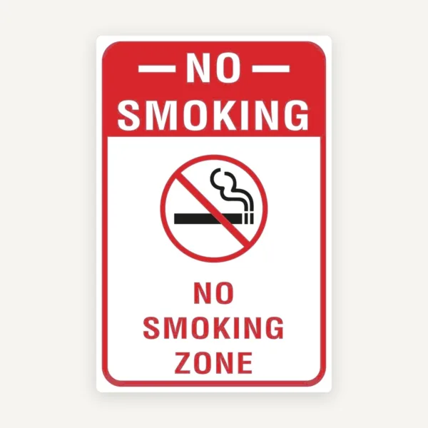 No smoking no smoking zone