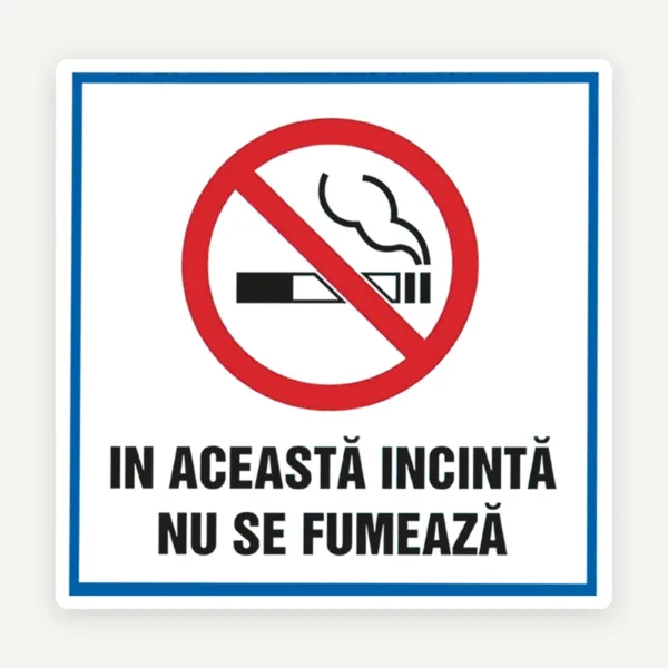 Nu se fumeaza