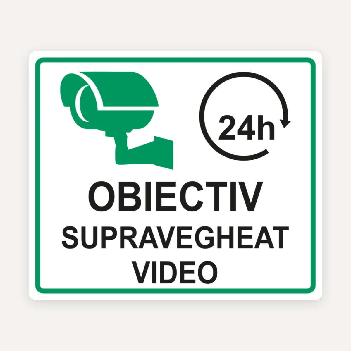 Obiectiv supravegheat video 24 ore