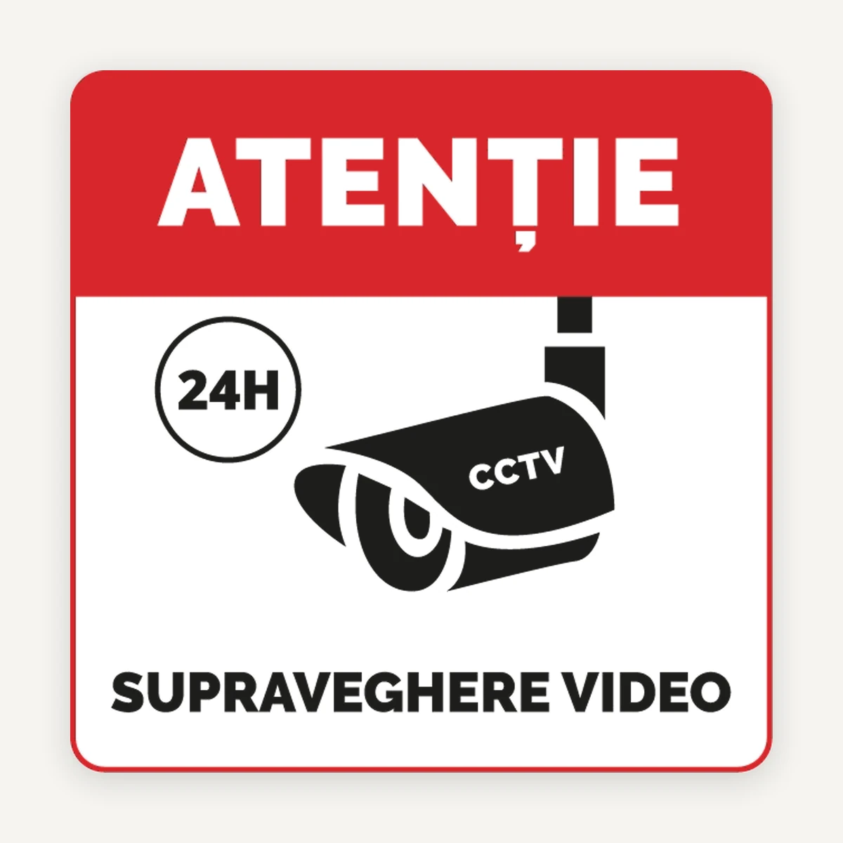 Placuta cctv