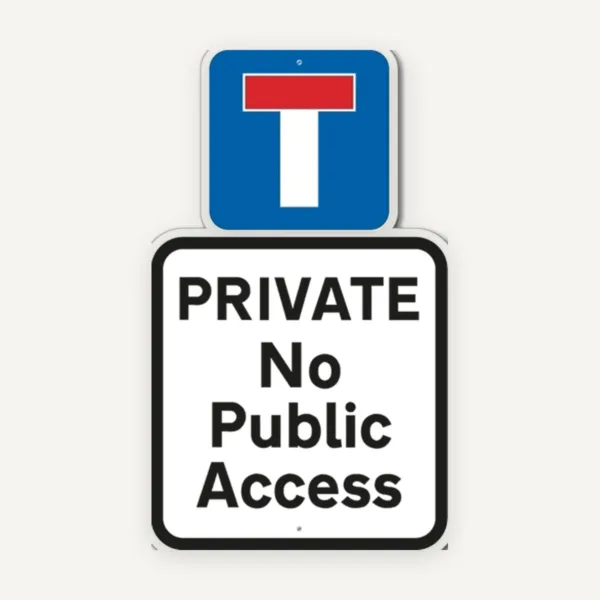Private no public access
